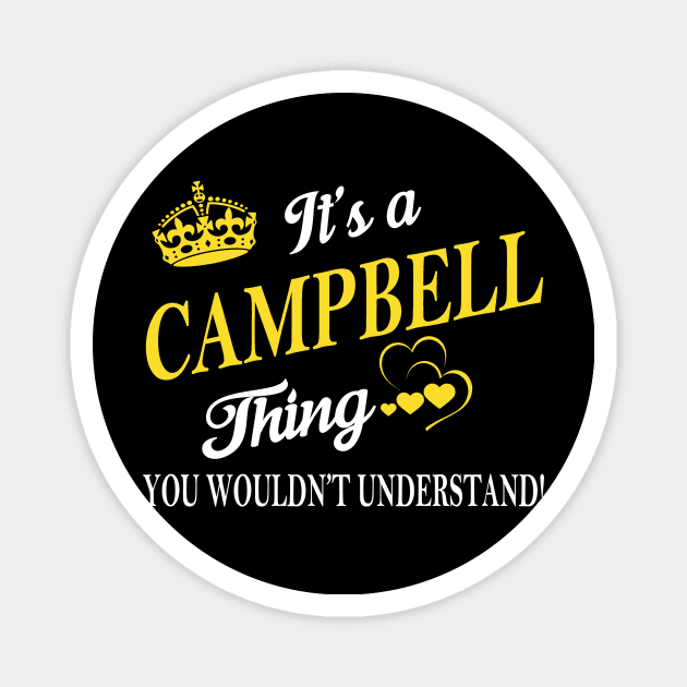 CAMPBELL Magnet by Gennieda49